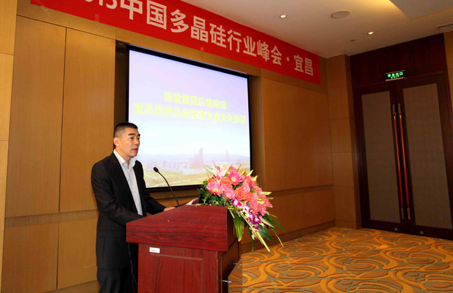 南玻集团总裁助理、宜昌南玻总经理李卫南先生在峰会上致辞